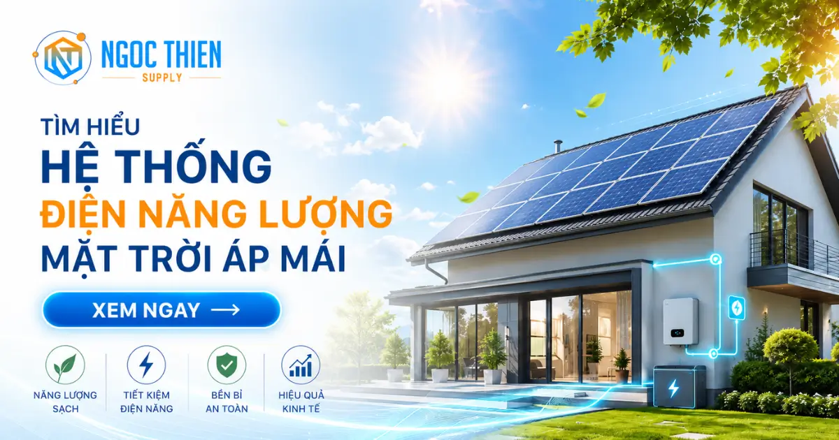 Tìm hiểu hệ thống điện năng lượng mặt trời áp mái
