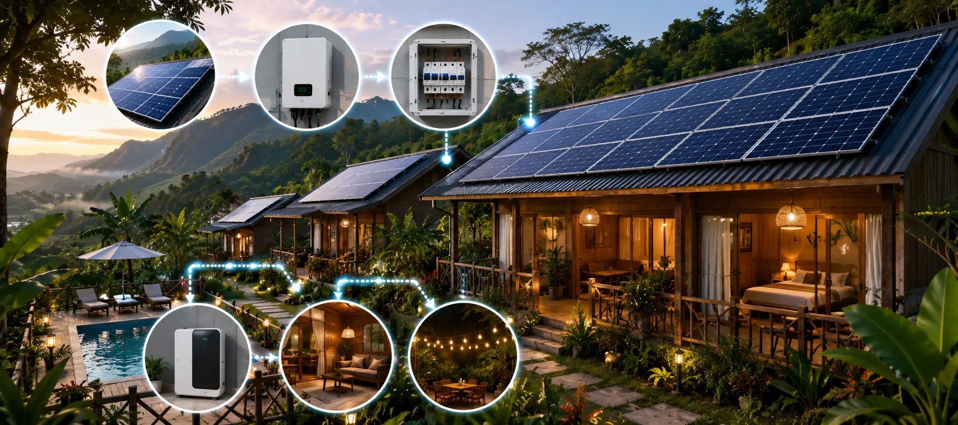 Điện mặt trời cho homestay là gì?