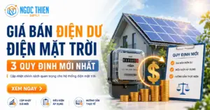 Giá bán điện dư điện mặt trời: 3 quy định mới nhất
