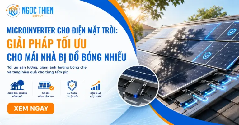 Microinverter cho điện mặt trời với 3 ưu điểm vượt trội