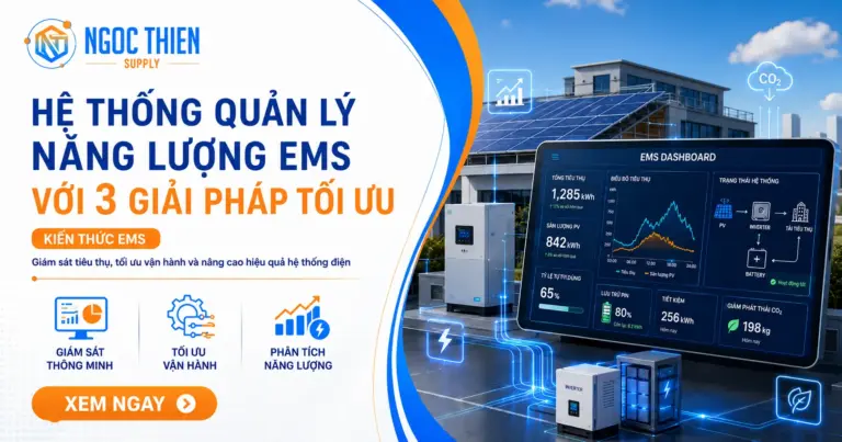 Hệ thống quản lý năng lượng EMS với 3 giải pháp tối ưu