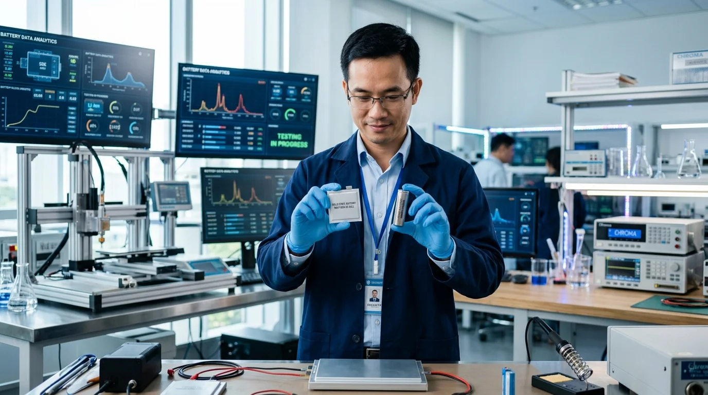 So sánh pin thể rắn và lithium-ion về cấu tạo, độ an toàn và mật độ năng lượng vượt trội