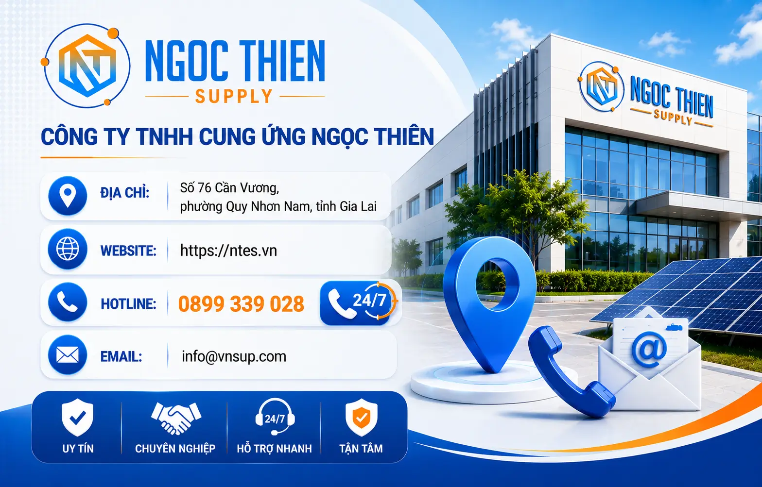 CÔNG TY TNHH CUNG ỨNG NGỌC THIÊN