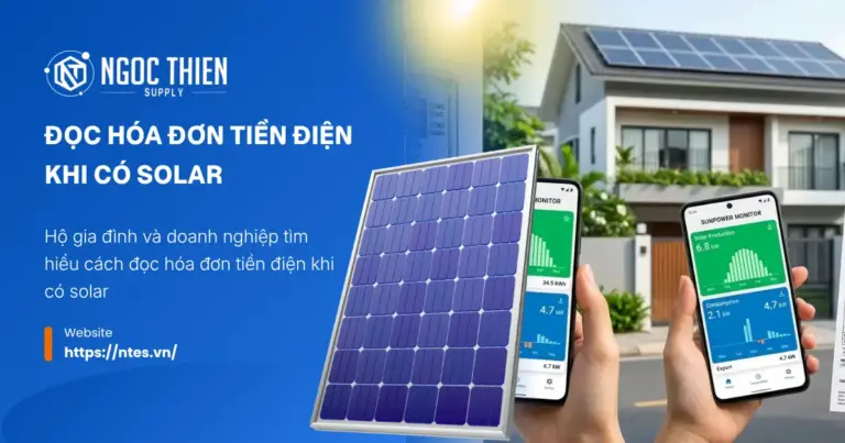 Đọc hóa đơn tiền điện khi có solar: Hướng dẫn từ EVN