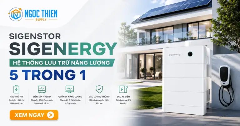SigenStor Sigenergy: Hệ thống lưu trữ năng lượng 5 trong 1