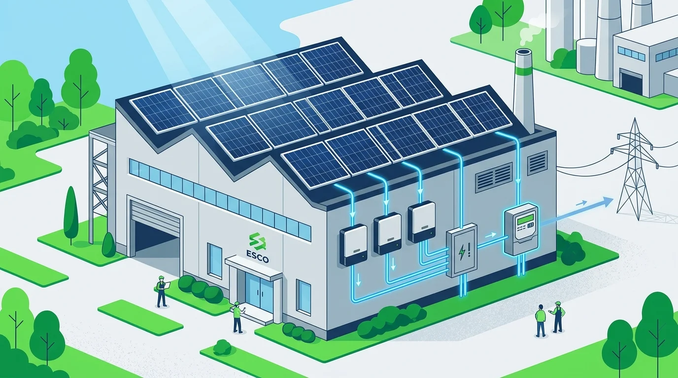 nguyên lý hoạt động và giải pháp kỹ thuật của mô hình ESCO