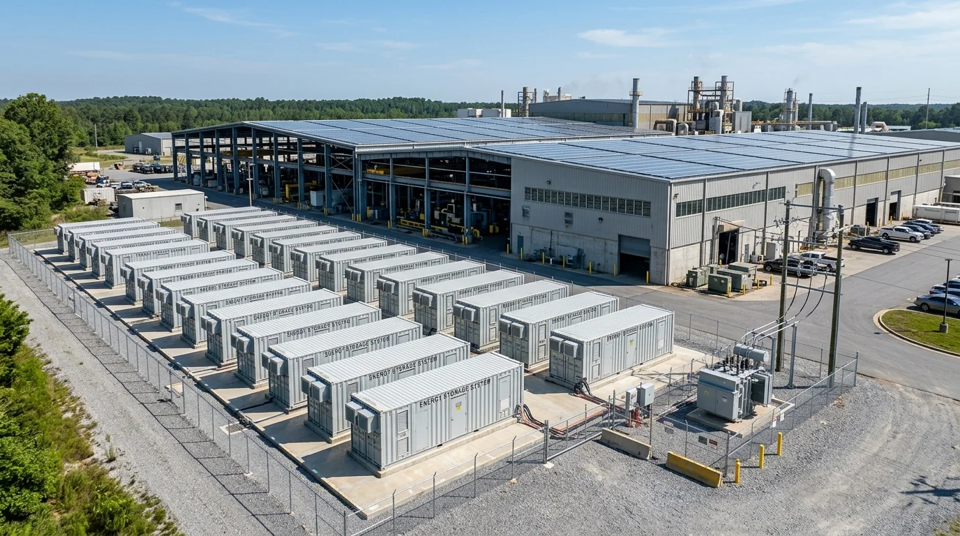 Lắp đặt hệ thống mô hình microgrid điện mặt trời tại khu công nghiệp với pin lưu trữ công suất lớn