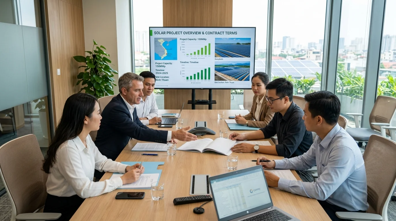 Đàm phán hợp đồng mua bán điện dppa giữa doanh nghiệp và đơn vị phát điện