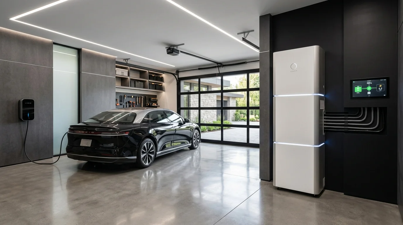 hệ thống SigenStor Sigenergy lắp đặt tại garage thông minh