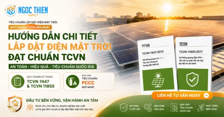 Tiêu chuẩn lắp đặt điện mặt trời: Quy chuẩn TCVN mới nhất