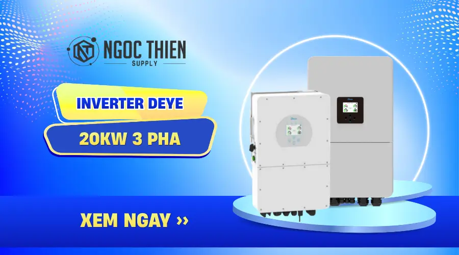 Inverter Deye 20kW 3 pha: Đánh giá chi tiết dòng hybrid