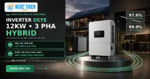 Inverter Deye 12kW 3 pha: Đánh giá chi tiết và giá bán