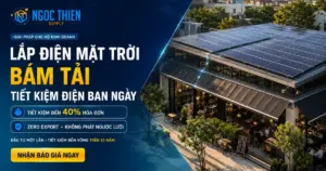 Lắp điện mặt trời bám tải: Tiết kiệm cho hộ kinh doanh