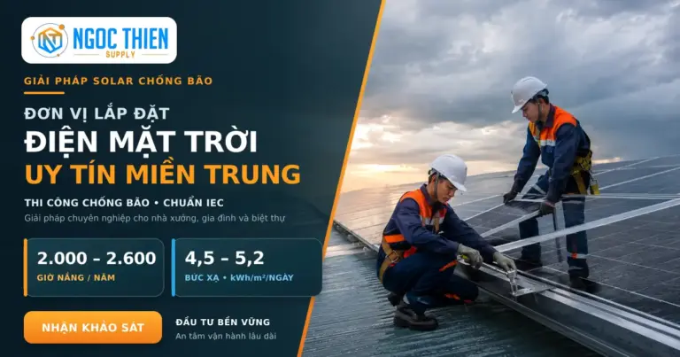 Đơn vị lắp đặt điện mặt trời uy tín tại miền trung tin cậy