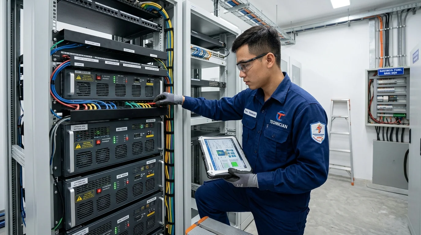 dung lượng bộ lưu trữ điện mặt trời