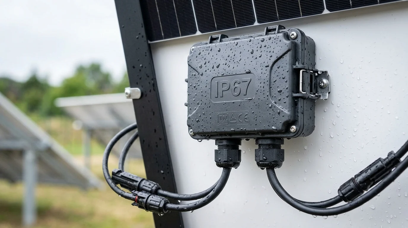 chỉ số IP67 của tấm pin năng lượng mặt trời