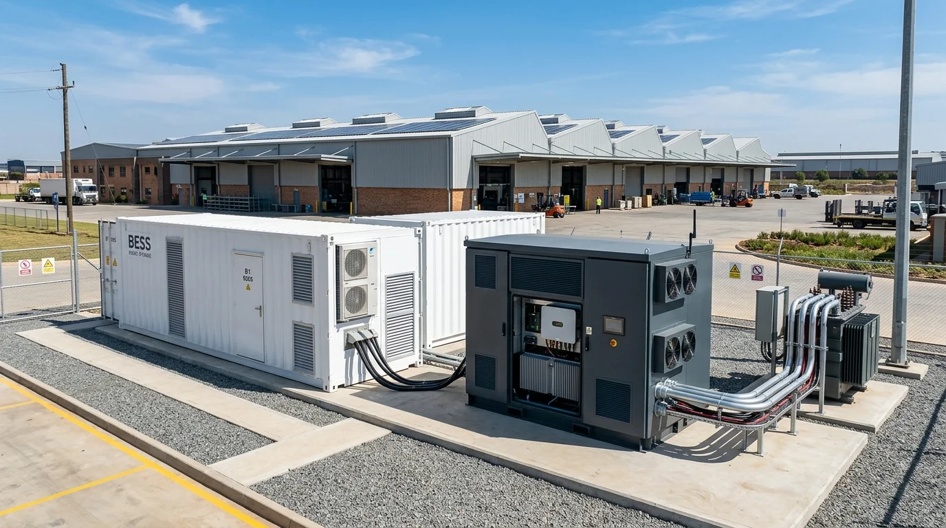 Hệ thống Inverter Sungrow Hybrid lưu trữ BESS container