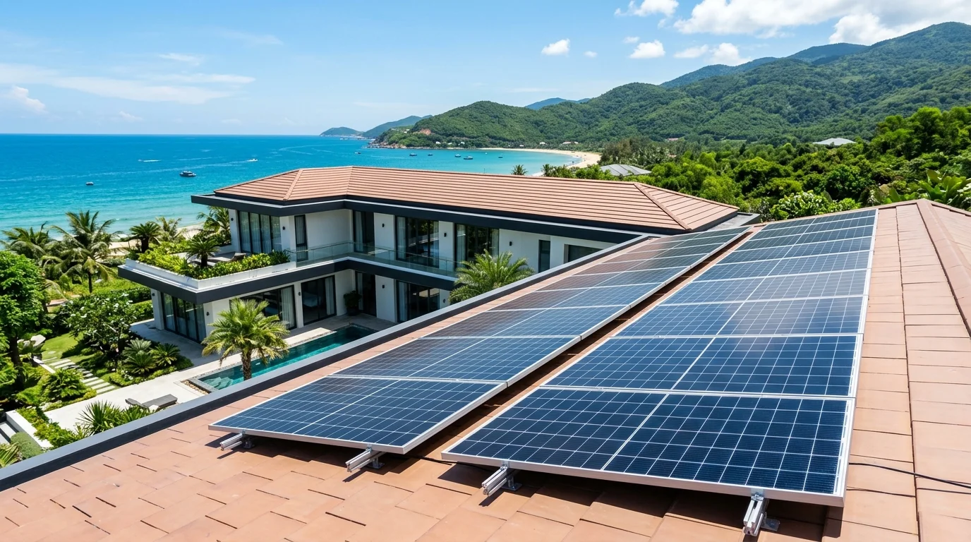 Sản lượng điện thực tế của hệ thống điện mặt trời 5kw