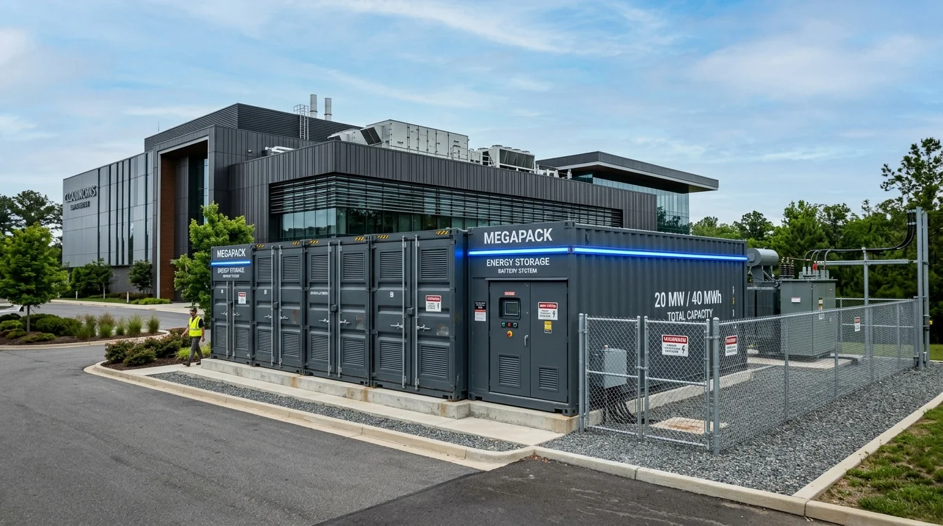 Hệ thống lưu trữ điện BESS data center dạng container công suất lớn đảm bảo cấp điện 24/7