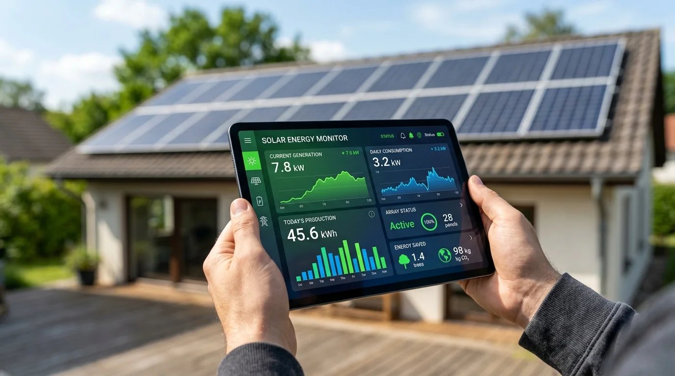 ứng dụng giám sát sản lượng điện mặt trời 5kw