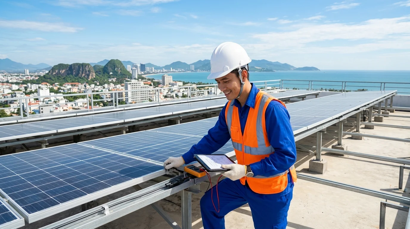 đơn vị lắp đặt điện mặt trời uy tín tại miền trung