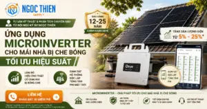 Microinverter cho mái nhà bị che bóng: Tối ưu hiệu suất.