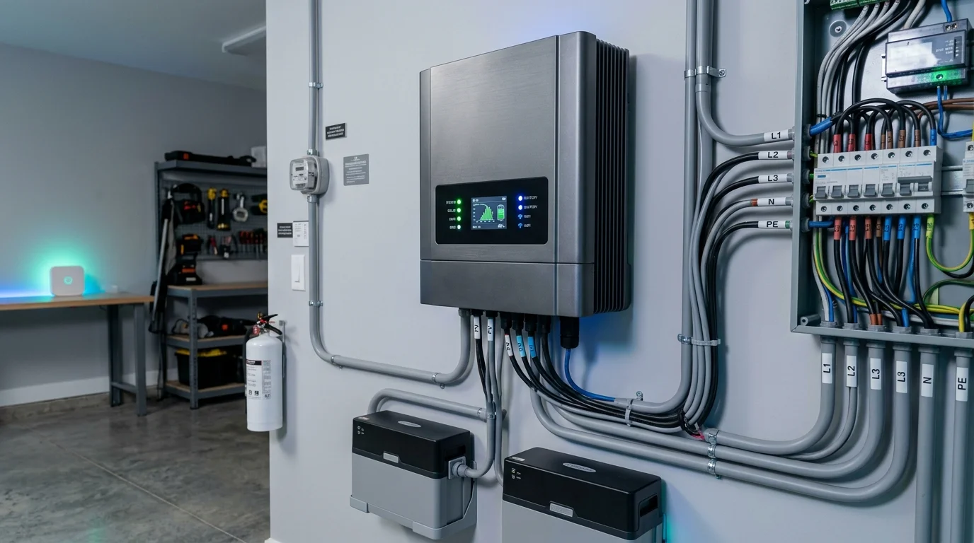 Lắp đặt inverter Luxpower TriP HV 3 pha