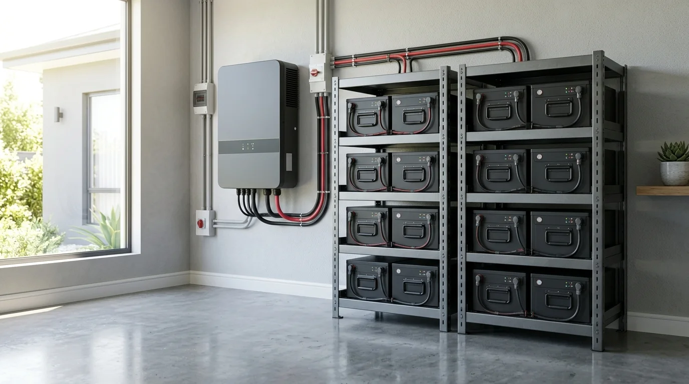 Pin lưu trữ áp cao kết nối với inverter Luxpower TriP HV
