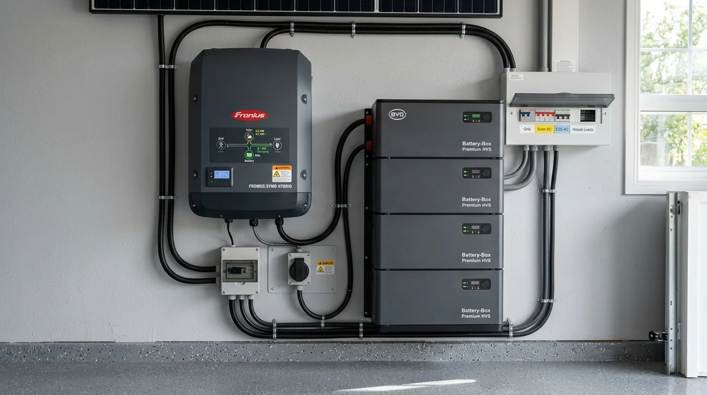 hệ thống điện mặt trời hybrid Kon Tum
