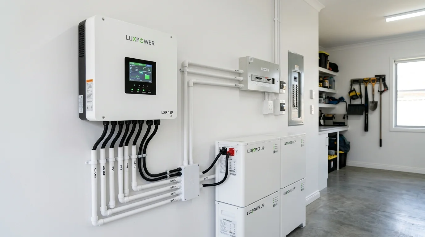 Lắp đặt thực tế inverter Luxpower bám tải