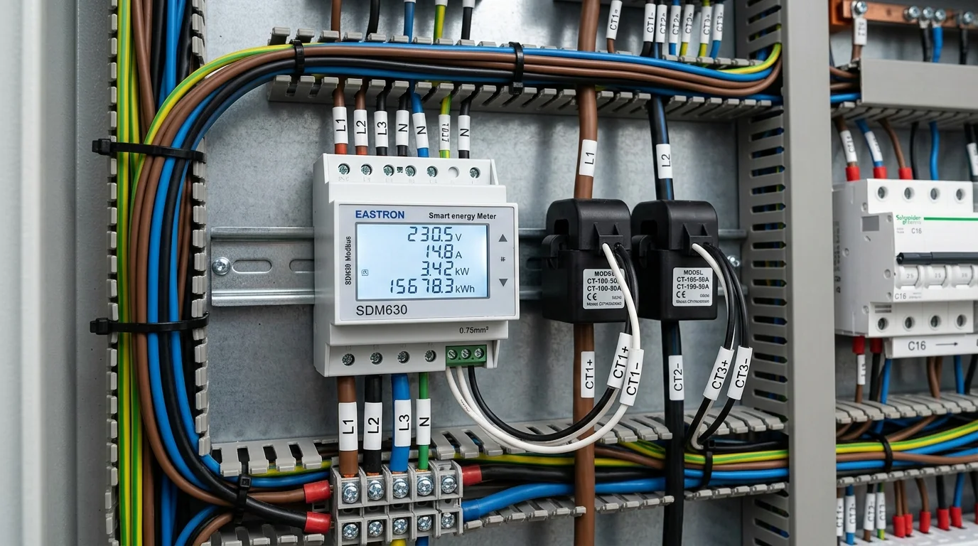 Smart meter Eastron SDM630 đo đếm bám tải