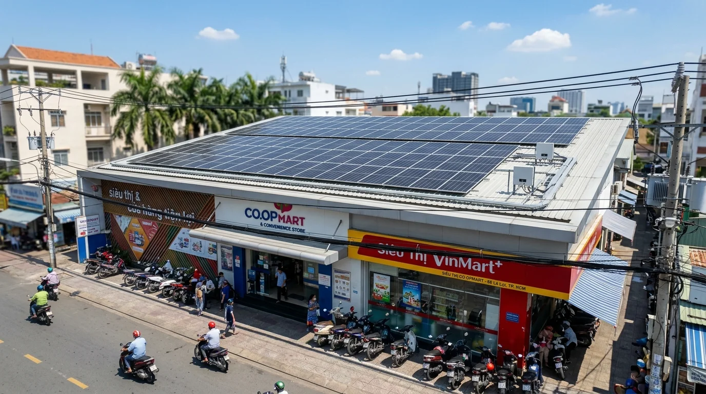 lắp điện mặt trời cho hộ kinh doanh