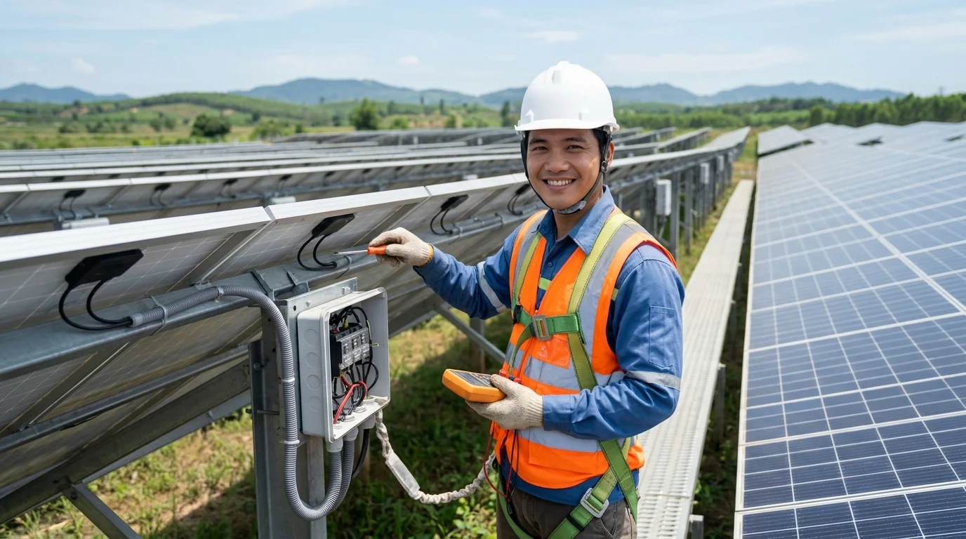 lắp điện mặt trời áp mái kinh doanh