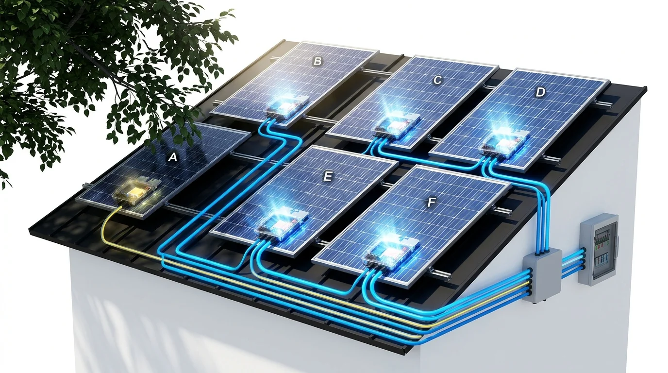 nguyên lý tối ưu hiệu suất độc lập của microinverter