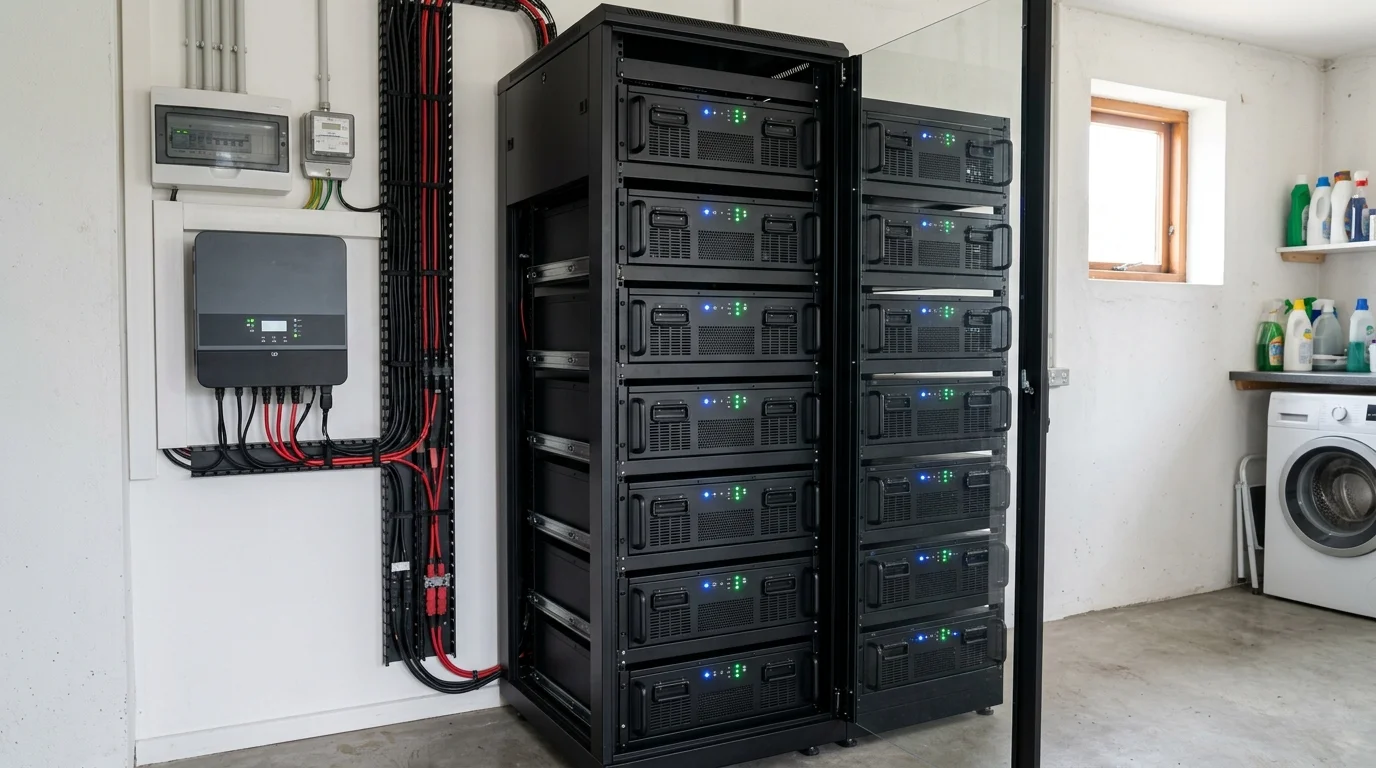 Tủ pin lưu trữ lithium lithium LiFePO4 chất lượng cao chính hãng