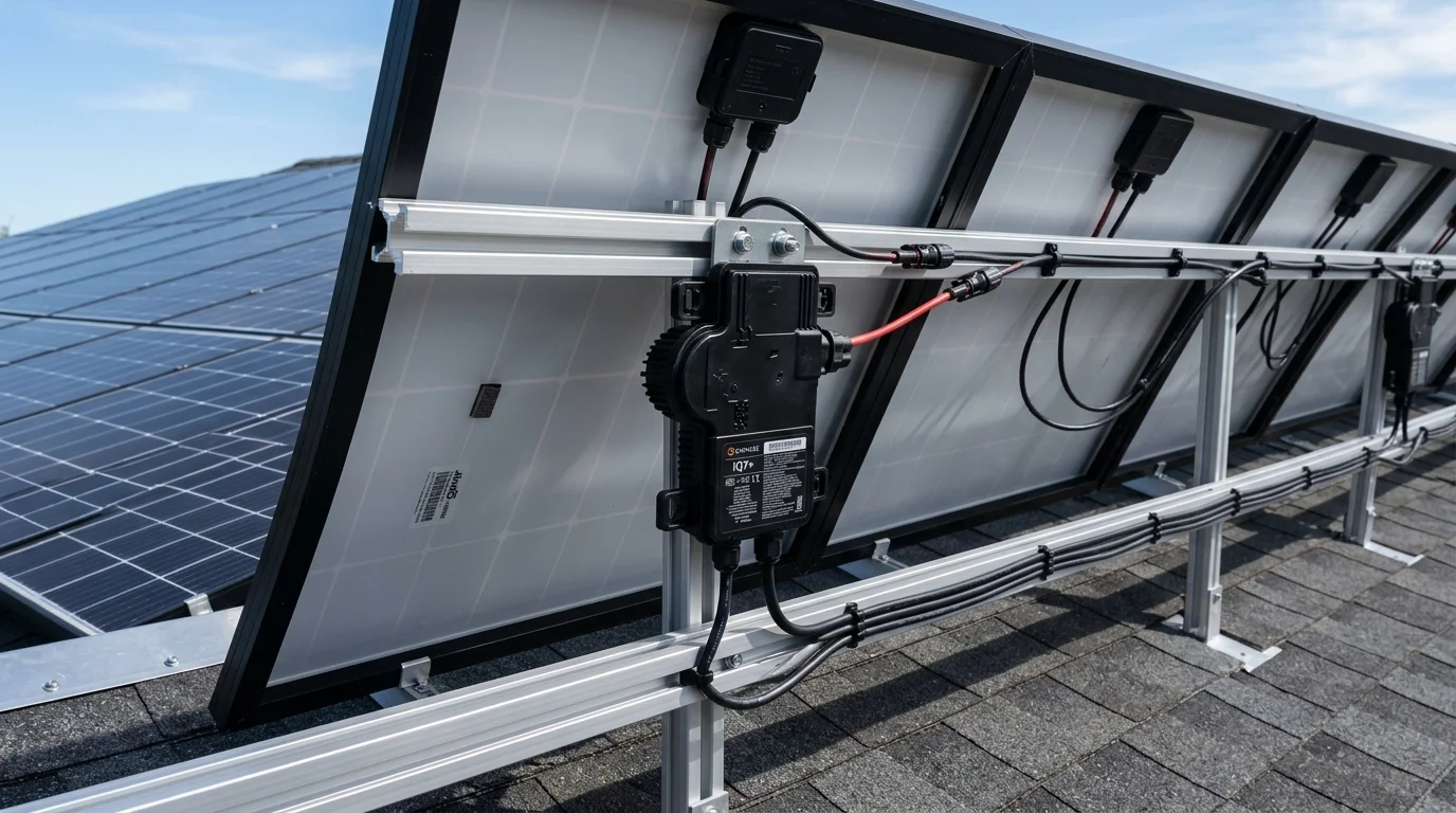 Lắp đặt bộ tối ưu hóa công suất optimizer hoặc microinverter giúp tối ưu sản lượng điện mặt trời