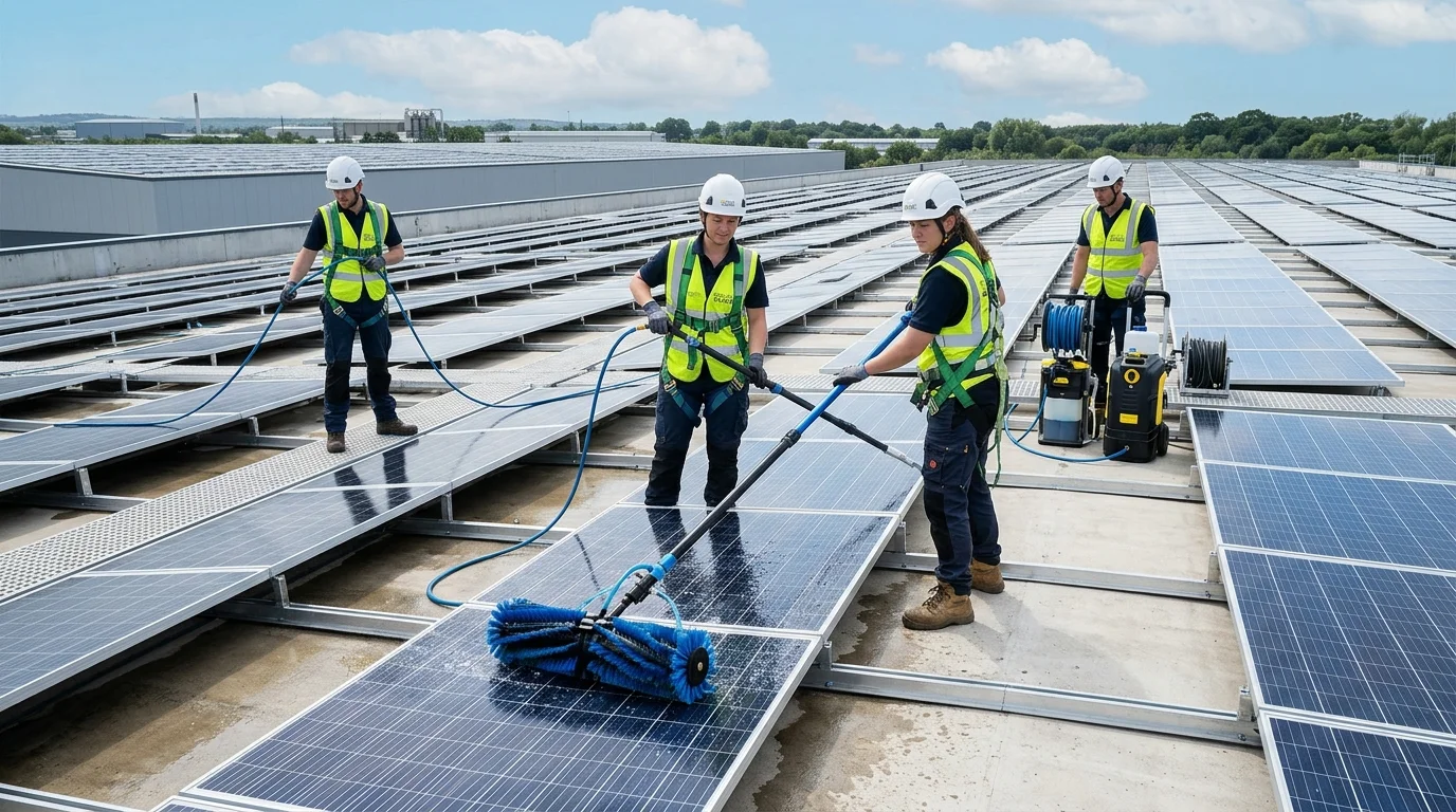 đơn vị vệ sinh tấm pin solar