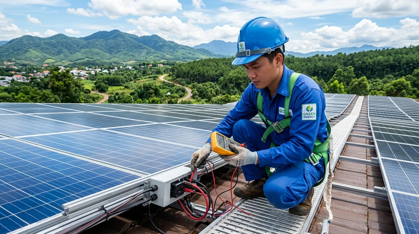 sửa chữa điện mặt trời tại Gia Lai