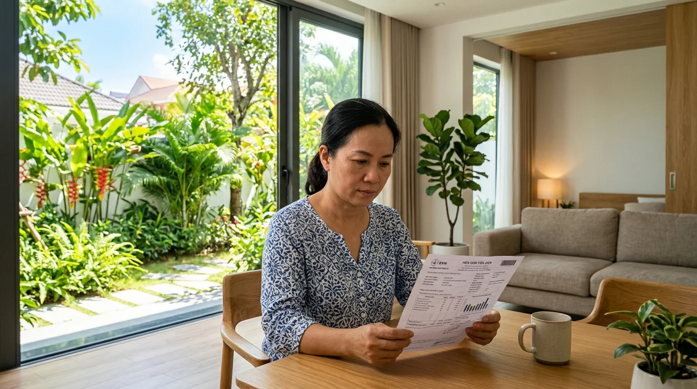tiền điện 2 triệu nên lắp điện mặt trời bao nhiêu kw