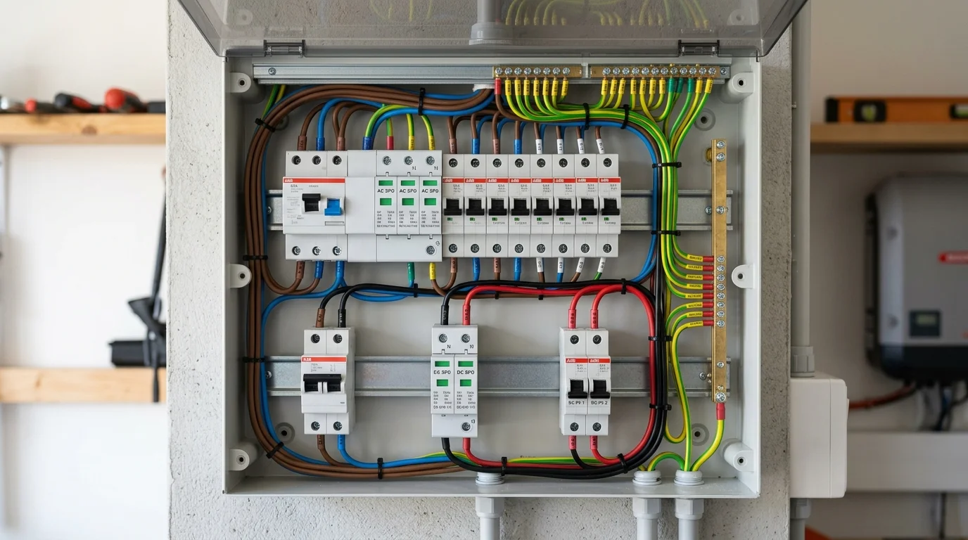 tủ điện bảo vệ AC DC chống sét lan truyền SPD
