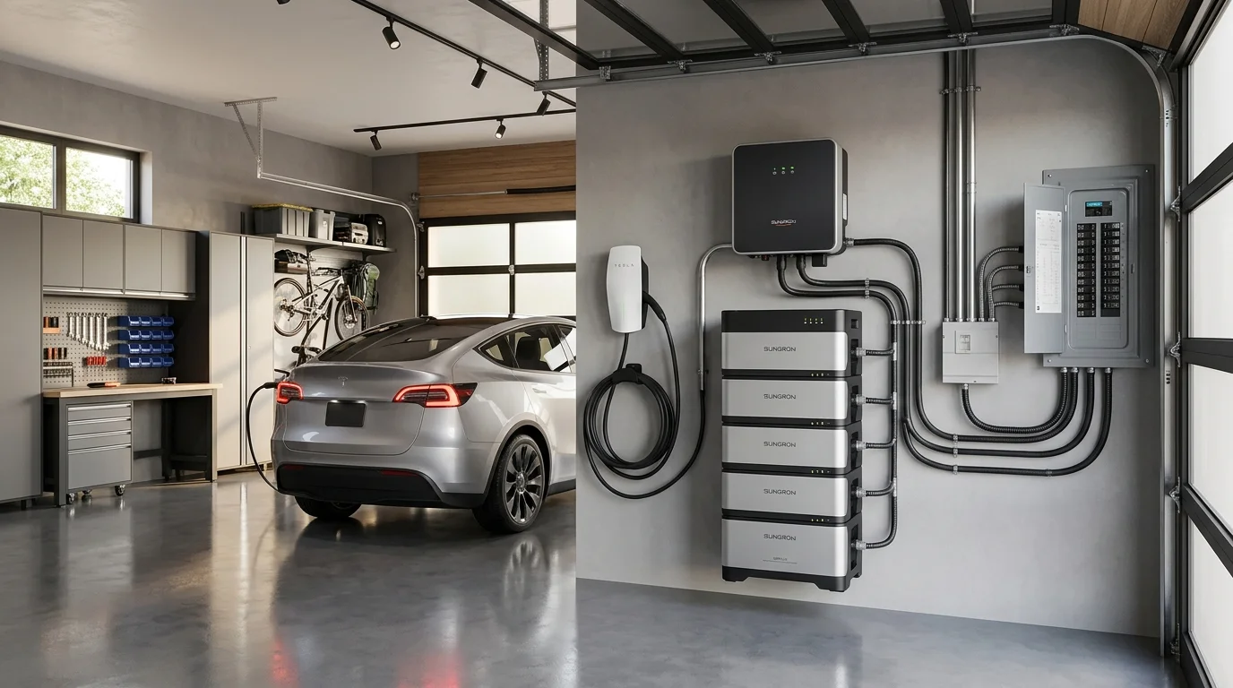 hệ thống điện mặt trời hybrid 10kw