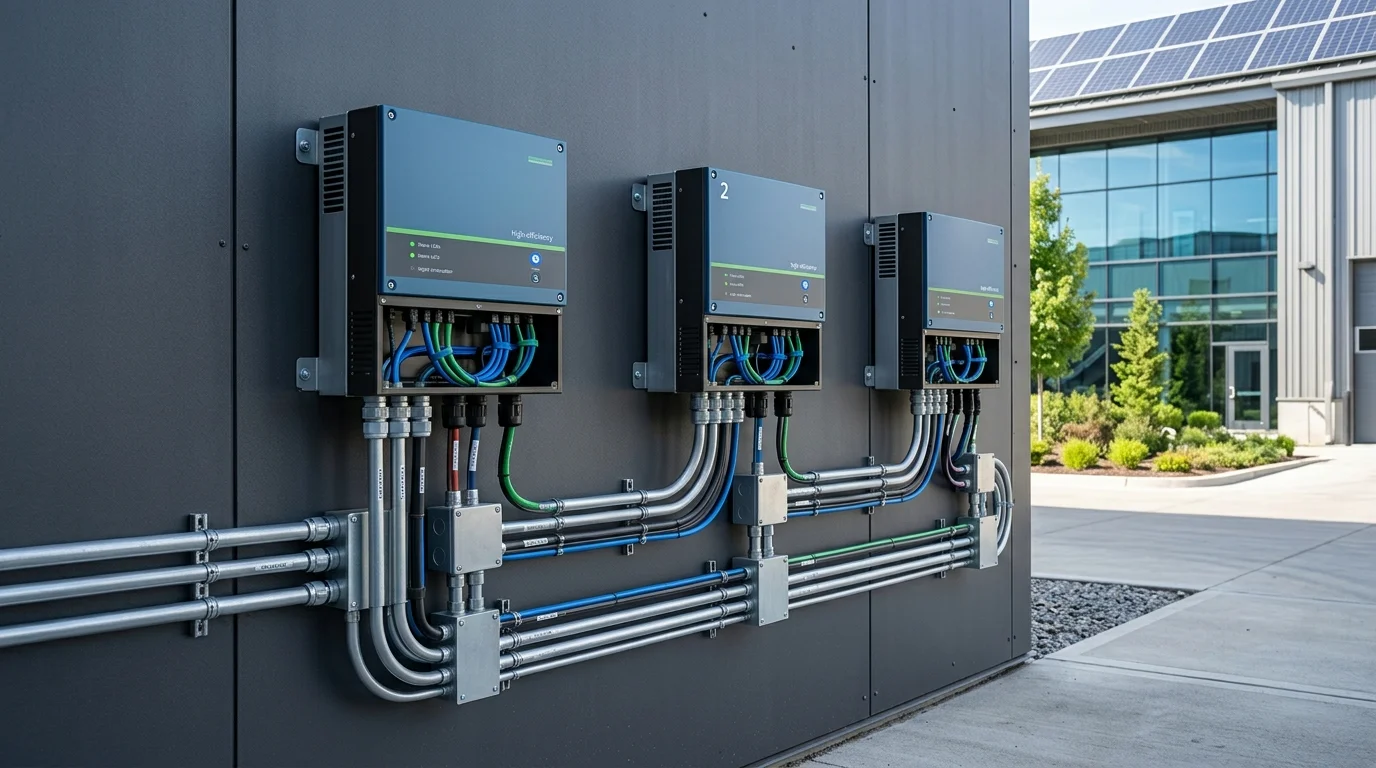 Thiết bị inverter có AFCI chất lượng cao cho doanh nghiệp