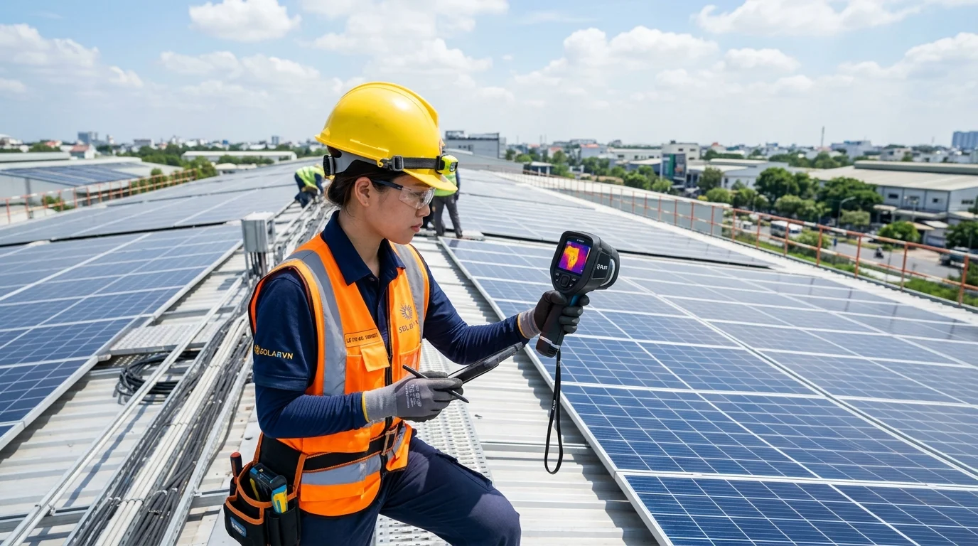Dịch vụ bảo trì và kiểm tra an toàn điện mặt trời chuyên nghiệp