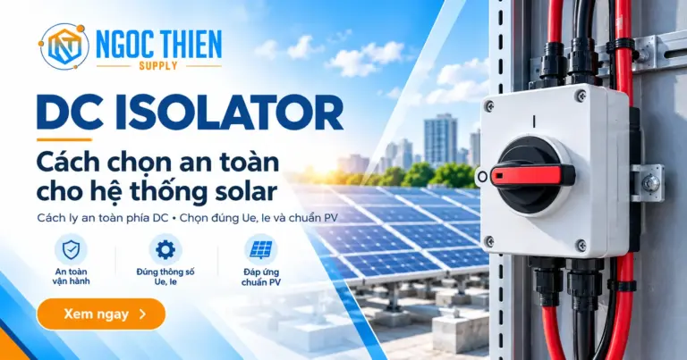 DC Isolator cho hệ thống solar