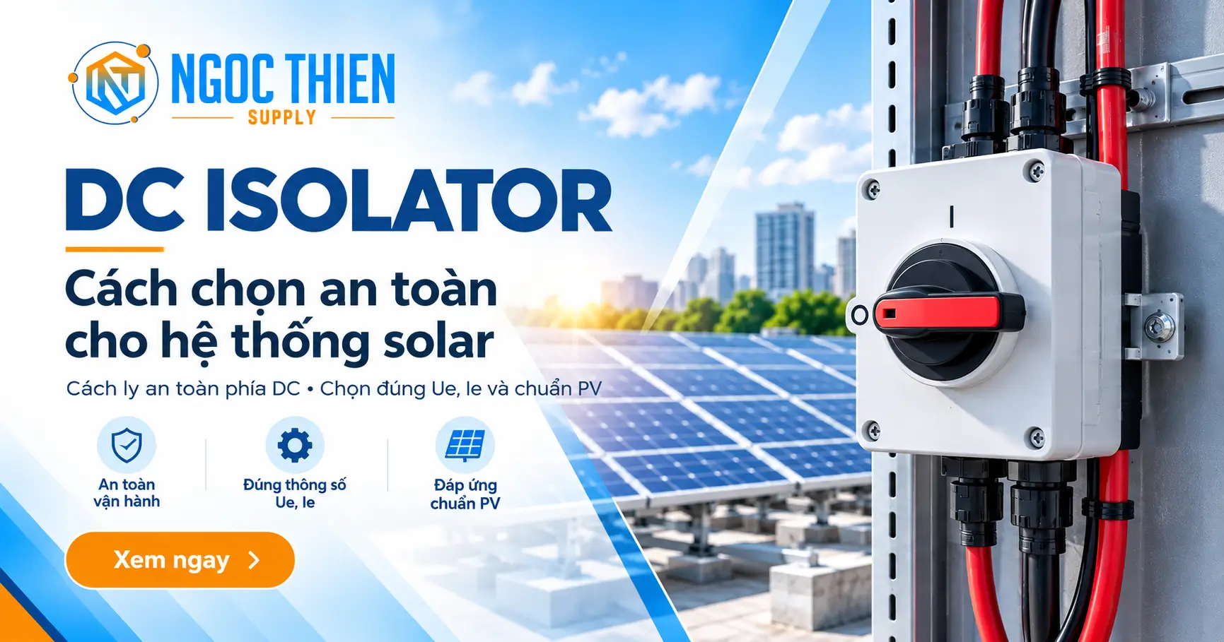 DC Isolator cho hệ thống solar