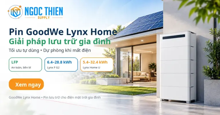 Pin GoodWe Lynx Home giải pháp lưu trữ gia đình