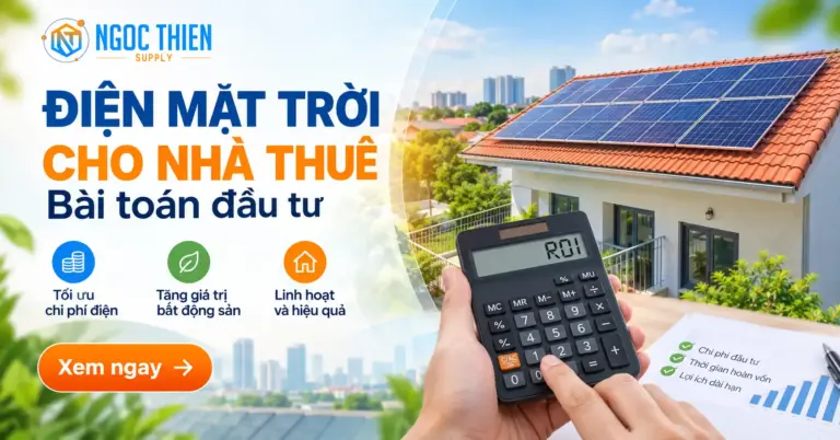 Điện mặt trời cho nhà thuê: Bài toán đầu tư