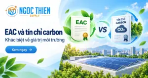 EAC và tín chỉ carbon được so sánh về giá trị năng lượng tái tạo và giảm phát thải