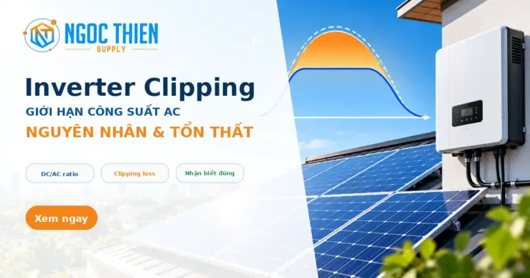 Inverter clipping và hiện tượng giới hạn công suất đầu ra AC