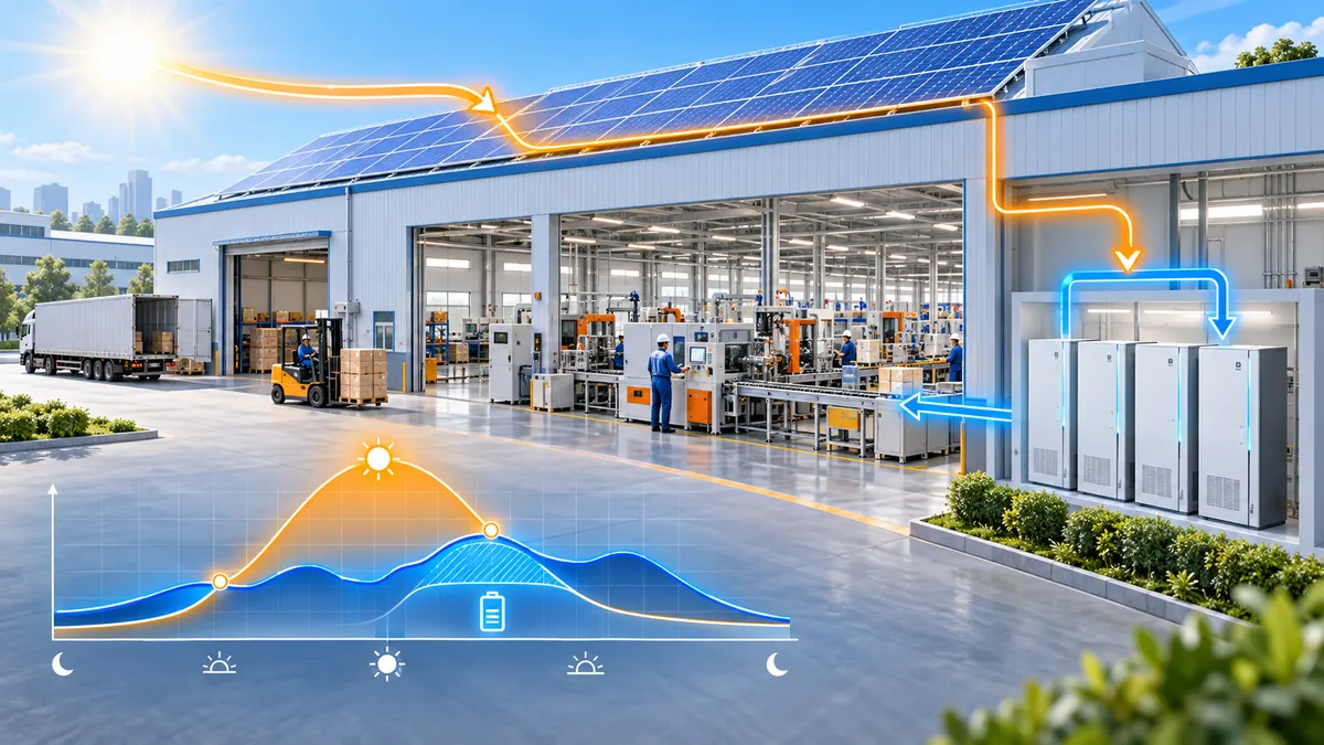 Nhà máy thông minh ứng dụng pin lưu trữ Sigenergy để giảm chi phí điện và tăng độ sẵn sàng năng lượng.